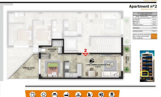 New Build - Apartment -
Torrevieja - Playa del Acequión