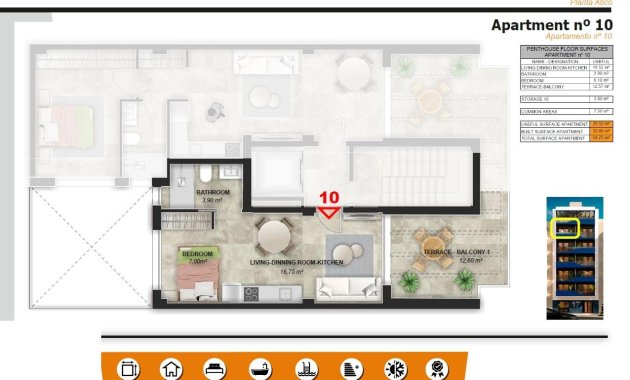 New Build - Penthouse -
Torrevieja - Playa del Acequión