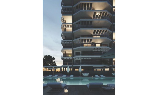 Obra nueva - Apartamento -
Calpe - Playa Cantal Roig