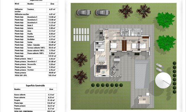 Obra nueva - Villa -
Aspe - Poligono 19