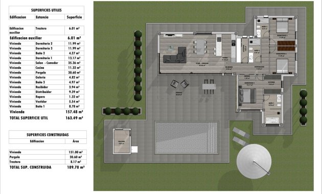 Obra nueva - Villa -
Aspe - Poligono 19
