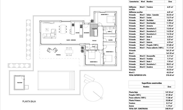 Obra nueva - Villa -
Aspe - Poligono 19