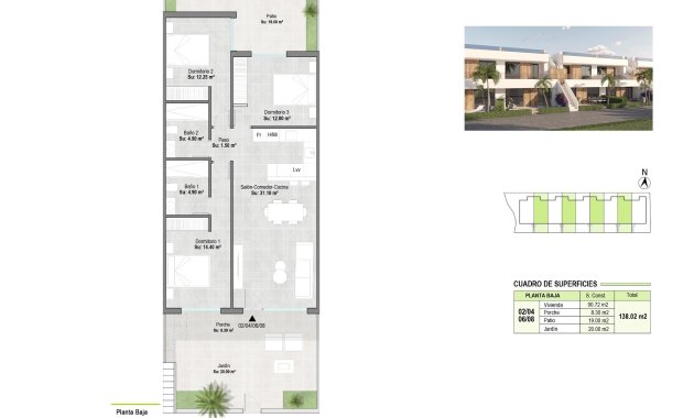 Nieuwbouw Woningen - Bungalow -
Alhama De Murcia - Condado De Alhama