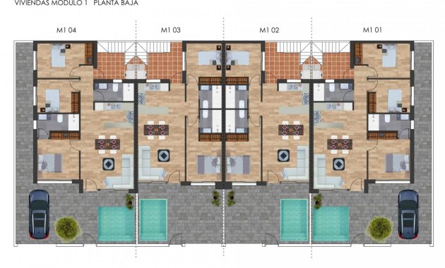 Nieuwbouw Woningen - Rijwoning -
Torre Pacheco