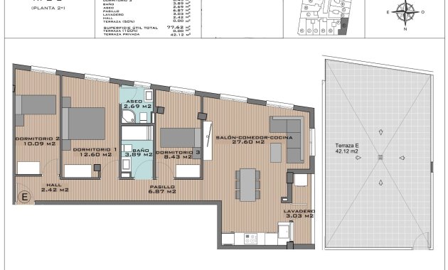 Nieuwbouw Woningen - Penthouse -
Algorfa - Pueblo