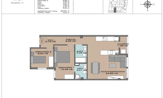 Obra nueva - Apartamento -
Algorfa - Pueblo