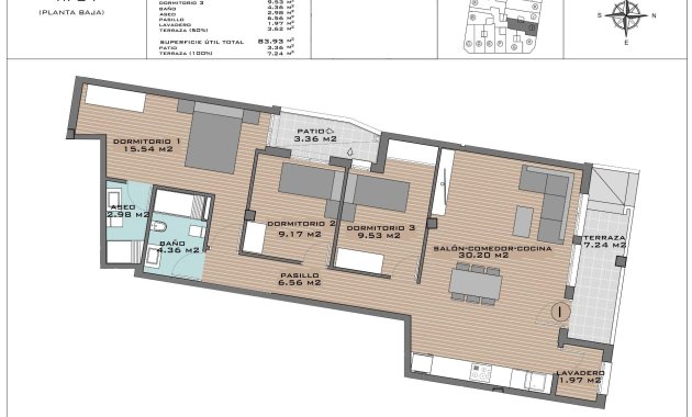 Obra nueva - Apartamento -
Algorfa - Pueblo