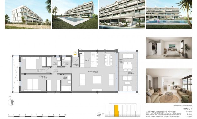 Obra nueva - Apartamento -
Cartagena - Mar De Cristal