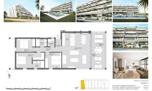 New Build - Apartment -
Cartagena - Mar De Cristal