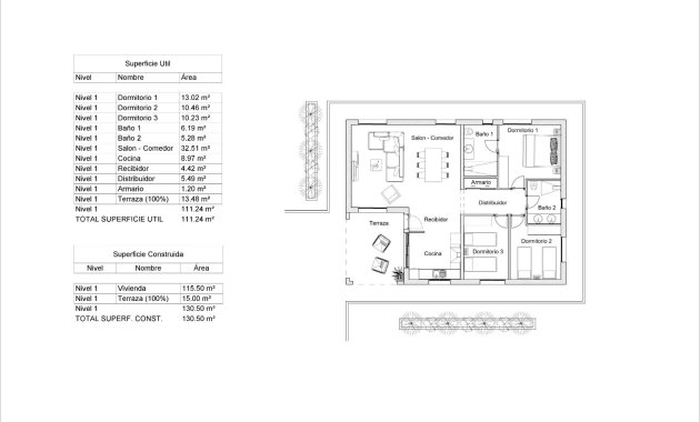 Nieuwbouw Woningen - Villa -
Pinoso - Lel