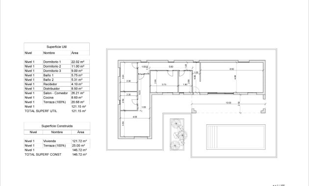 Nouvelle construction - Villa -
Pinoso - Lel