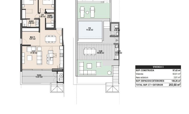 Nouvelle construction - Maison individuelle -
Pilar de la Horadada - parques de Andromeda