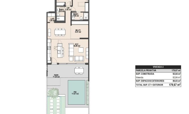 Nouvelle construction - Maison individuelle -
Pilar de la Horadada - parques de Andromeda